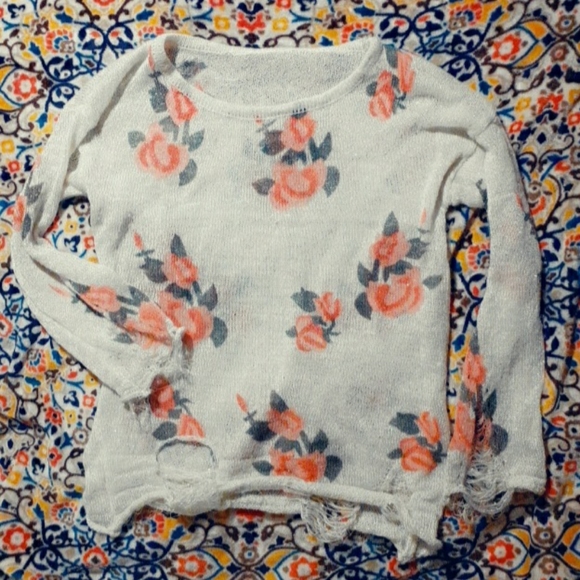 LF Distressed Sweater - Picture 2 of 5